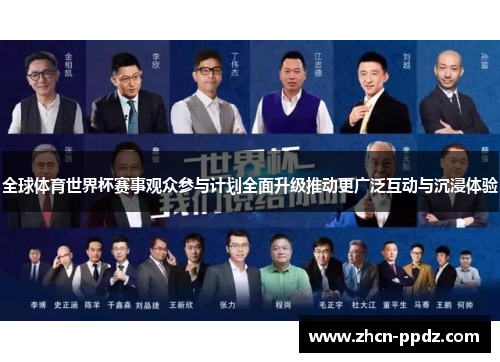 全球体育世界杯赛事观众参与计划全面升级推动更广泛互动与沉浸体验 全球体育世界杯赛事观众参与计划全面升级推动更广泛互动与沉浸体验