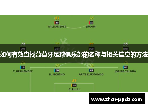 如何有效查找葡萄牙足球俱乐部的名称与相关信息的方法 如何有效查找葡萄牙足球俱乐部的名称与相关信息的方法